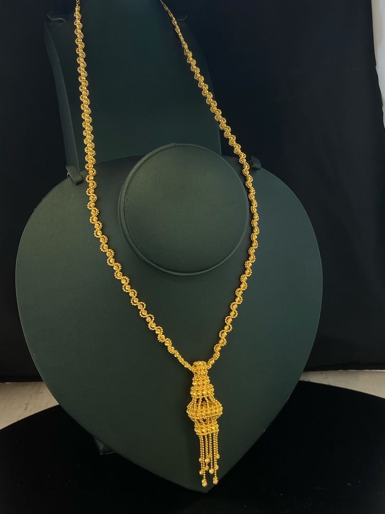 Al-Durica gold prayer beads, 21-karat, luxurious and distinctive, weight 50.17 grams, Gate 4