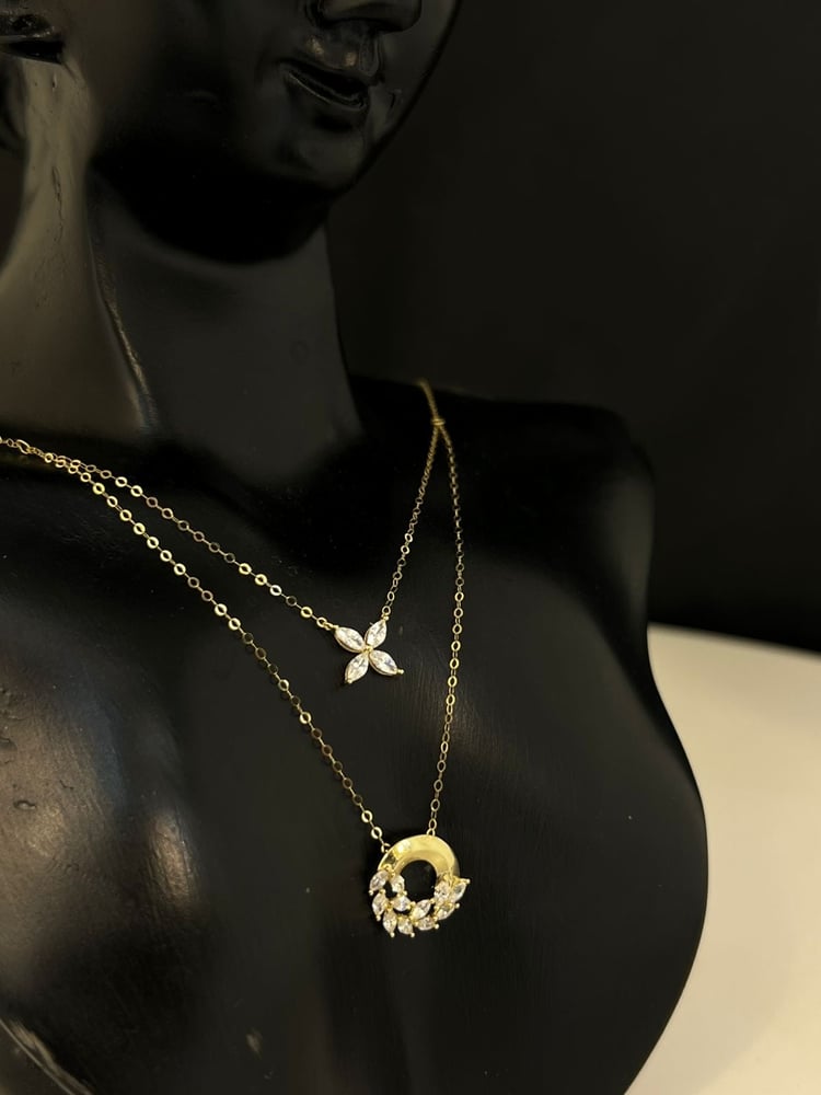 Soft and elegant thank you for gifts 18 karat gold Gate.4