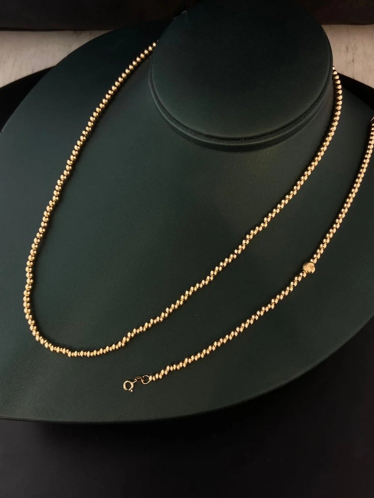 Bracelet and coral necklace, soft and elegant, 18-karat gold, weight 3.68 grams, Gate 4
