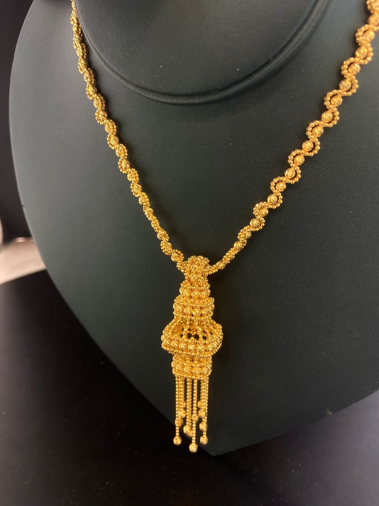 Al-Durica gold prayer beads, 21-karat, luxurious and distinctive, weight 50.17 grams, Gate 4