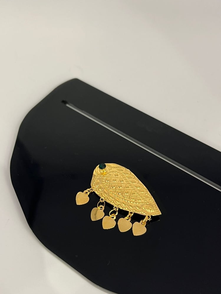 Gold 21-karat hairpins, distinctive and elegant, weight 1.34 grams.