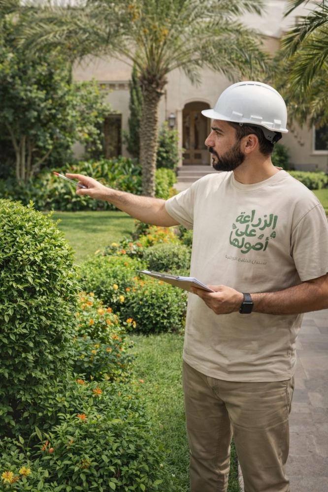 خدمة زيارة مهندس لتنسيق الحدائق