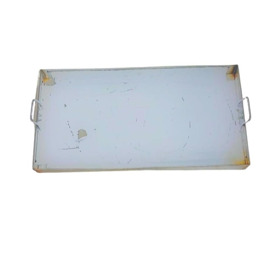 Oven tray for roasting meat, stainless steel