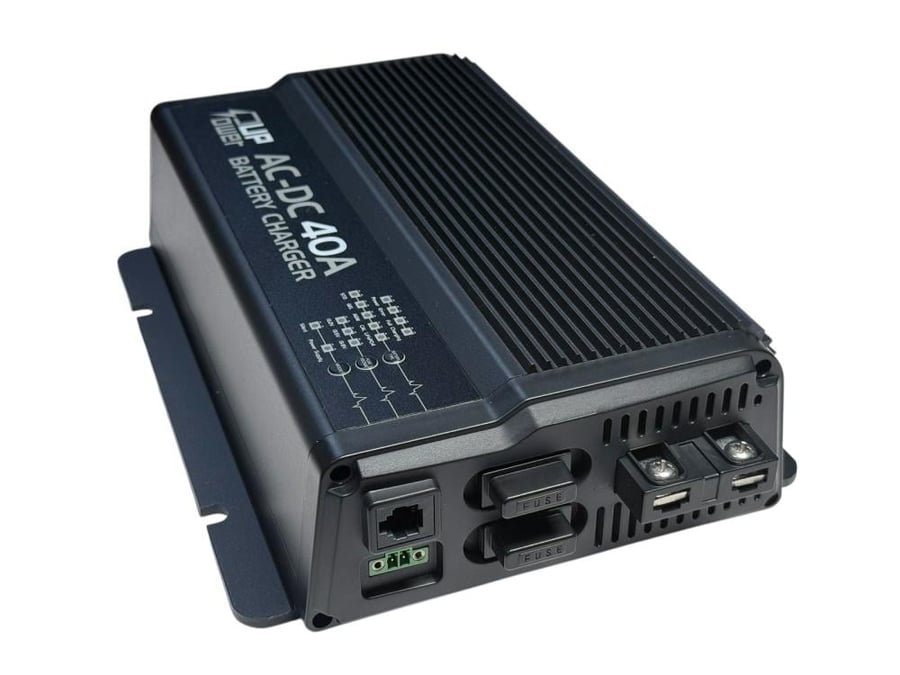 شاحن بطارية ليثيوم منزلي 40A - من 220V إلى 12V من PowerUp