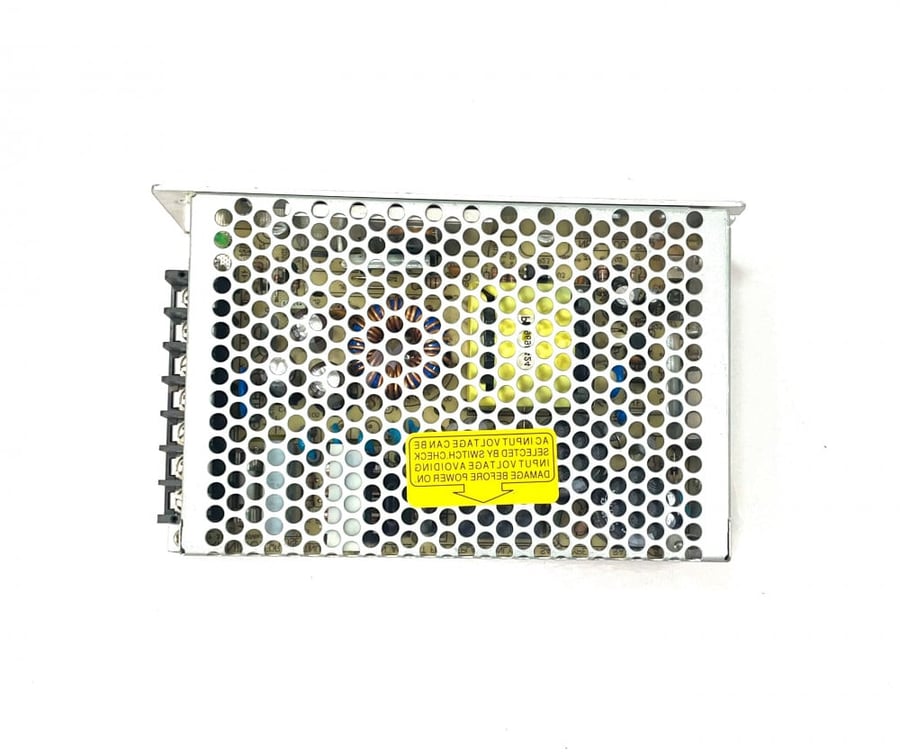 Electric converter for a thin LED light bulb with an aluminum base