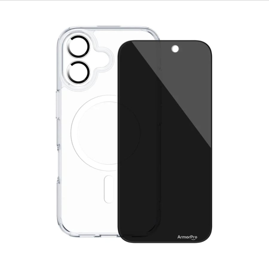 بكج حماية آيفون 17 آرمر برو الياباني الأصلي ملاقيف ArmorPro Basic 3 in 1 Combo Privacy iphone 17