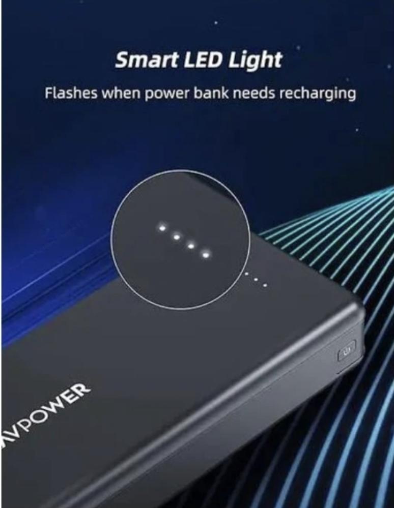 بطارية متنقلة 20000mAh 15w اربع منافذ Ravbower PD Pioneer 20000mAh 15w 4-Port Power Bank