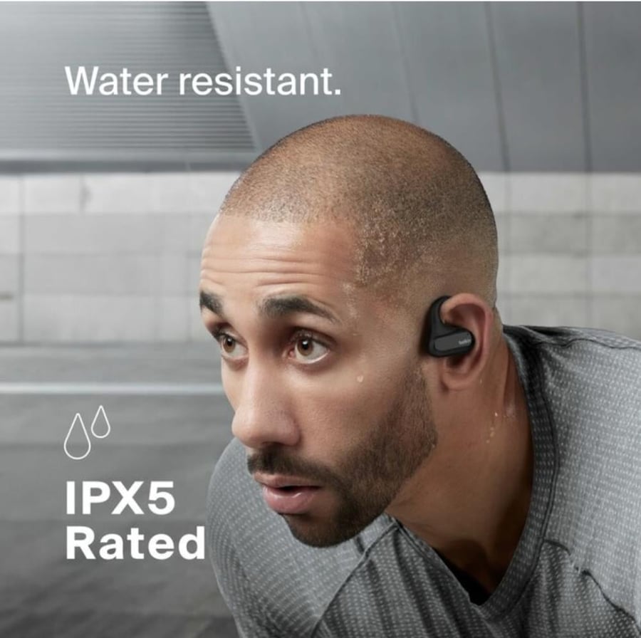 سماعة بلوتوث مقاومة للماء والتعرق بلكن belkin SoundForm ClearFit Open-Ear Wireless Earbuds