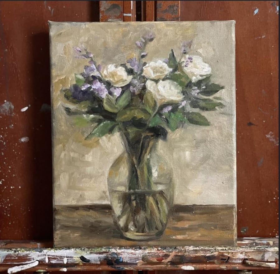 White flowers