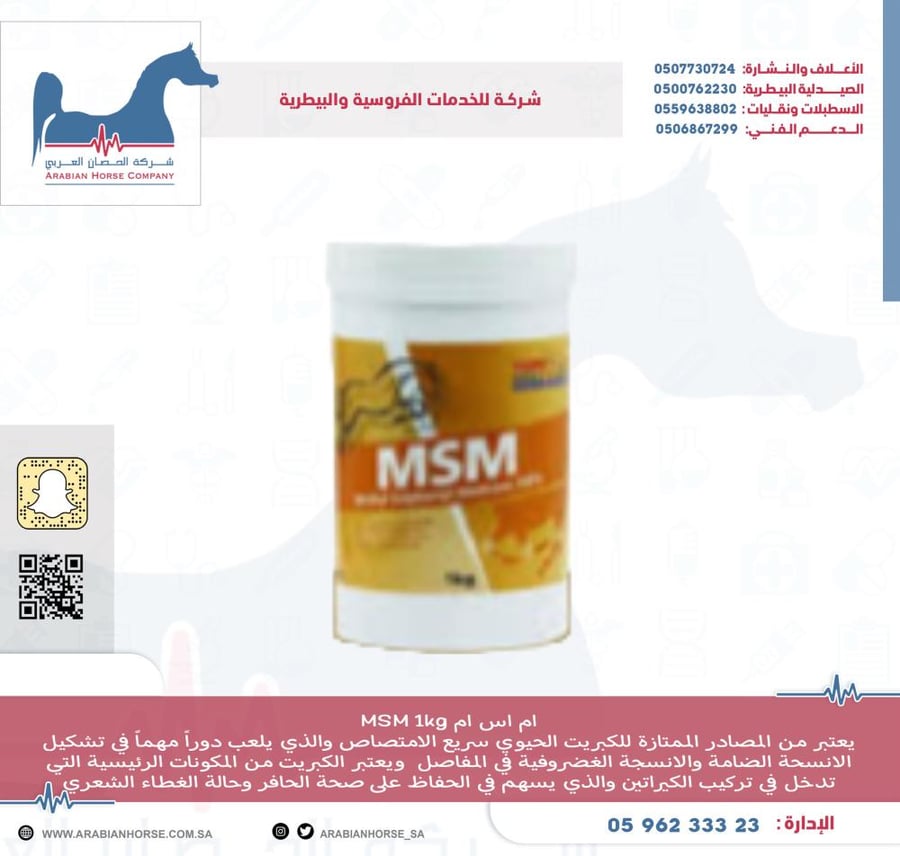 ام اس ام MSM 1kg