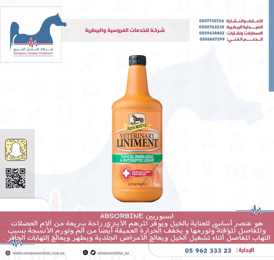 أبسوربين 1لتر ABSORBINE