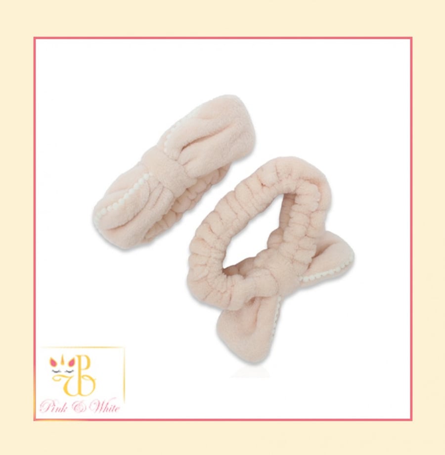 ربطة شعر فيونكة بيج Baige Rabbit Hair Bow