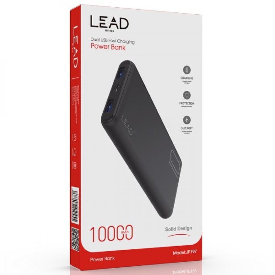 Portable battery (power bank) from Led company