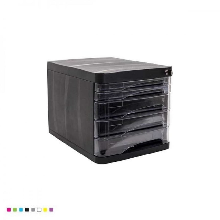 Lockable Office Storage Unit, 5 Drawers