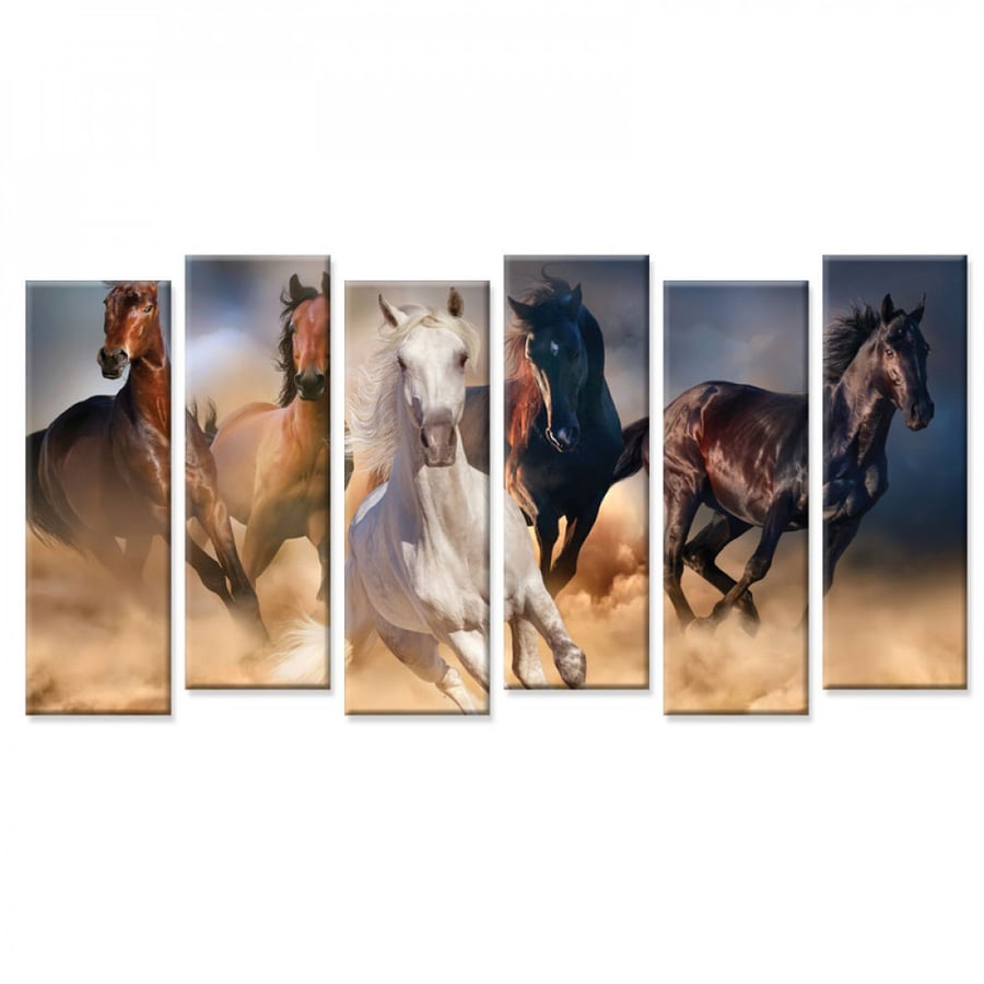 Wall art for home decoration printed on luxurious material with hidden frame size 120 × 60 cm