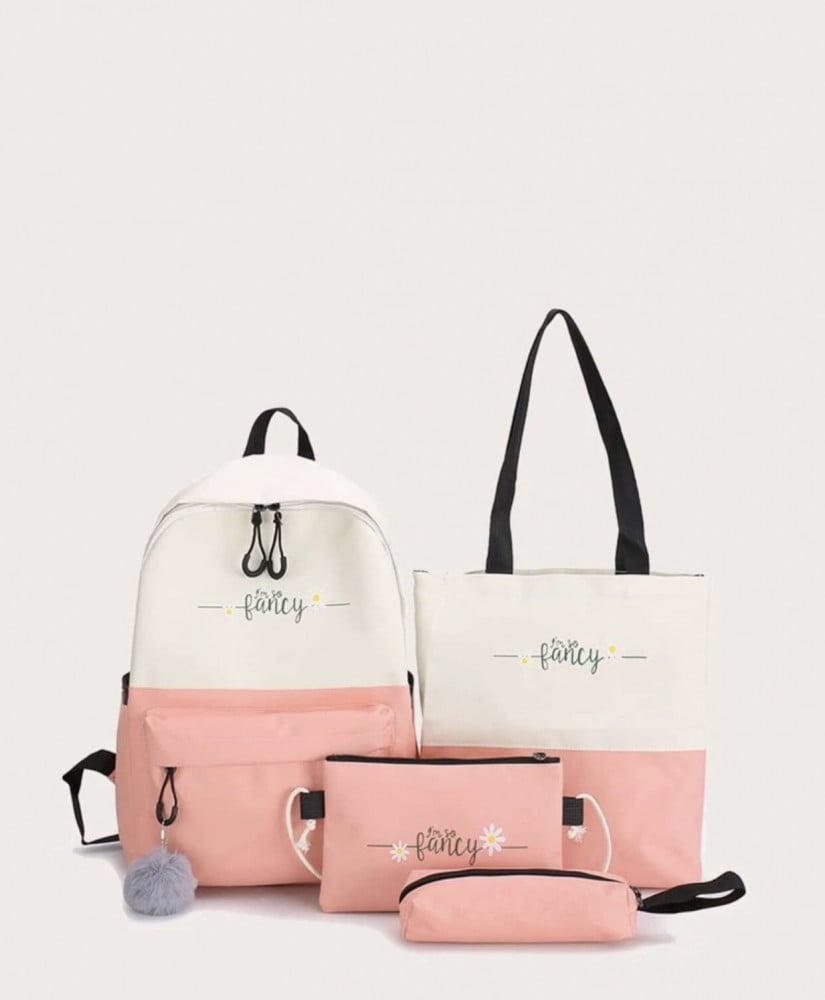 طقم شنط مدرسيه ( 4 قطع )