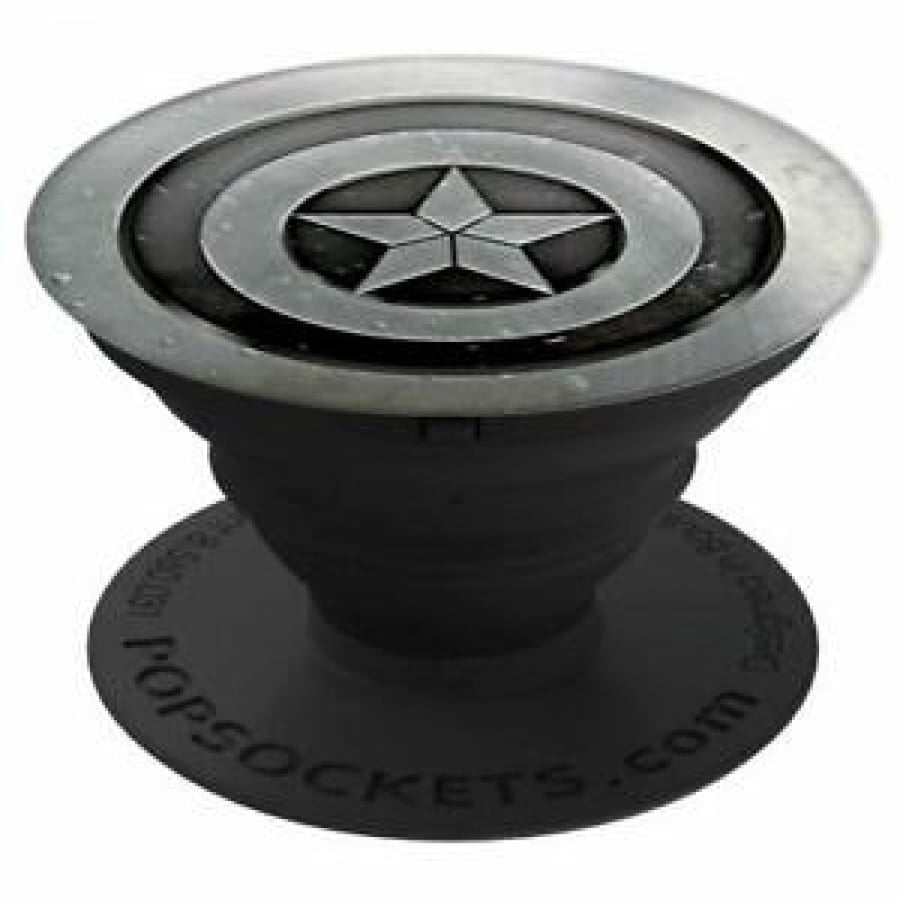 Pop socket grip for mobile Marvel Captain America shield