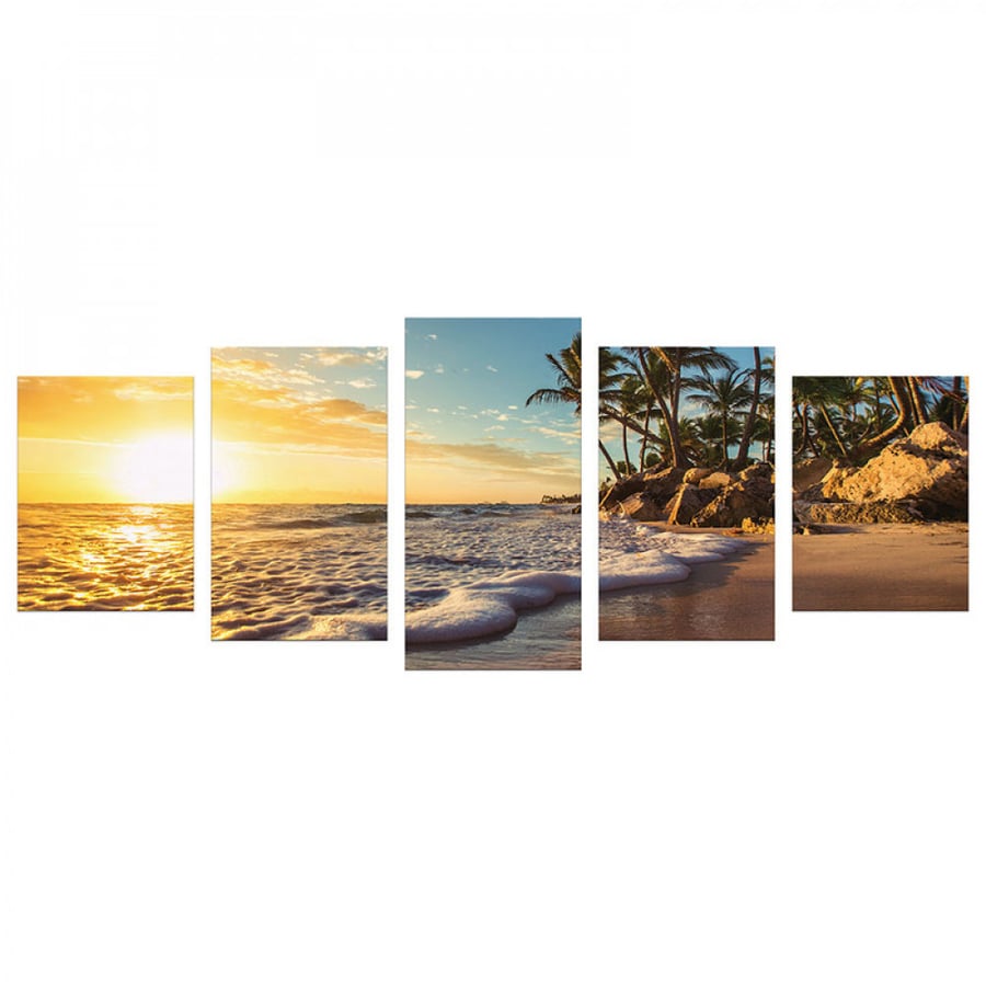 A wall art painting for home decor printed on canvas fabric with a hidden frame size 150 × 60 cm