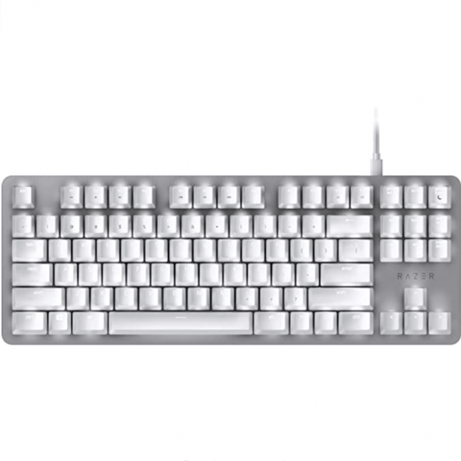 Razer Blackwidow Lite Mercury Silent Mechanical Gaming Keyboard