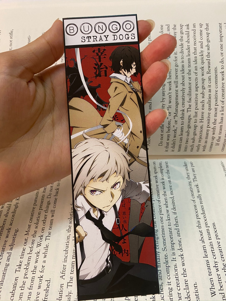 Bungo Stray Dogs book mark