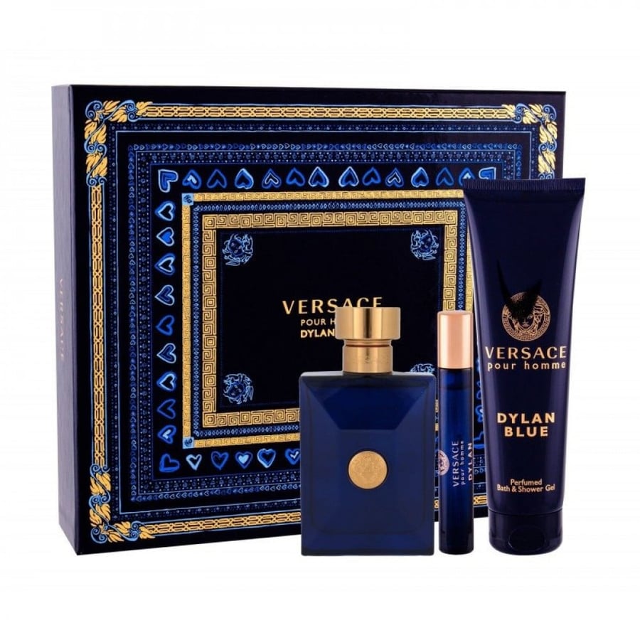 Versace Pour Homme Dylan Blue Eau de 100ml 3 Gift Set متجر خبير العطور