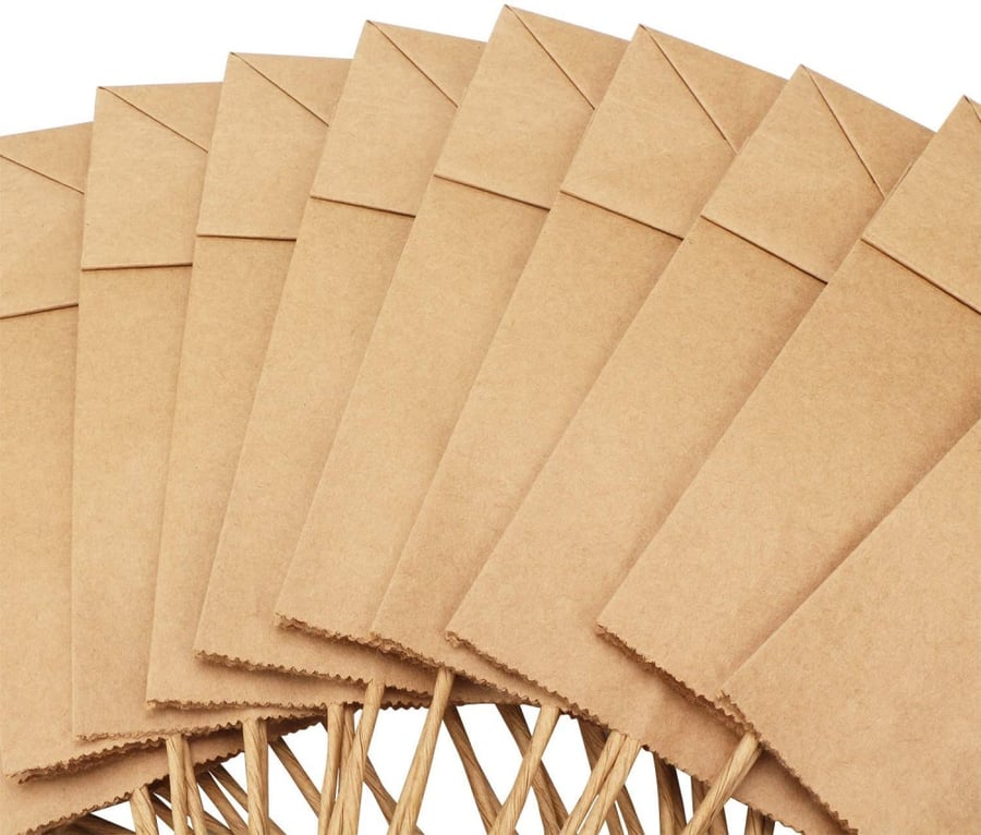 Large brown paper bags with handle