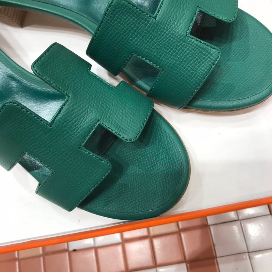 HERMES WOMEN SANDEL GREAN