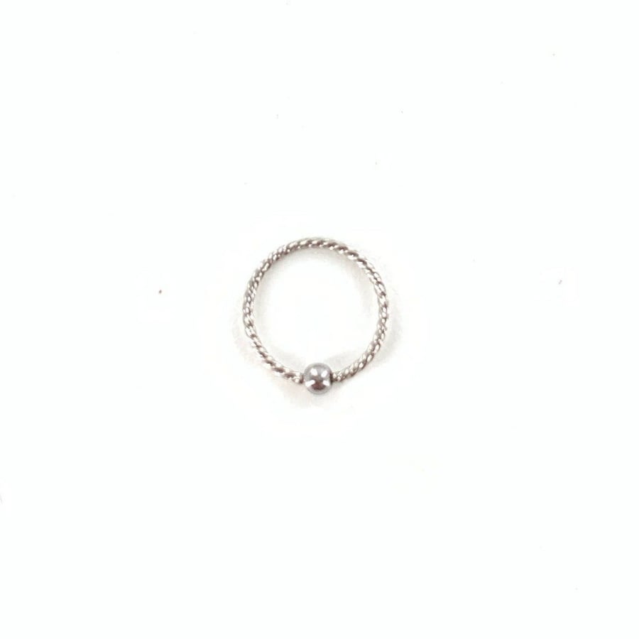 20g Braided Fixed Ball Hoop