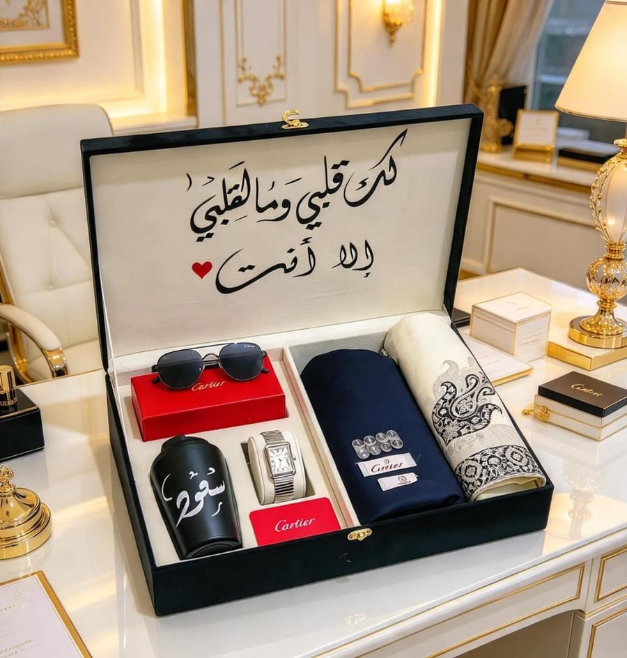 طقم بالأسم وعباره حسب الطلب