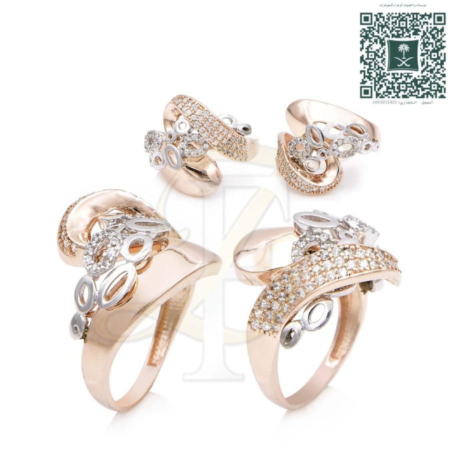 خاتم (زركون)فضة عيار 925