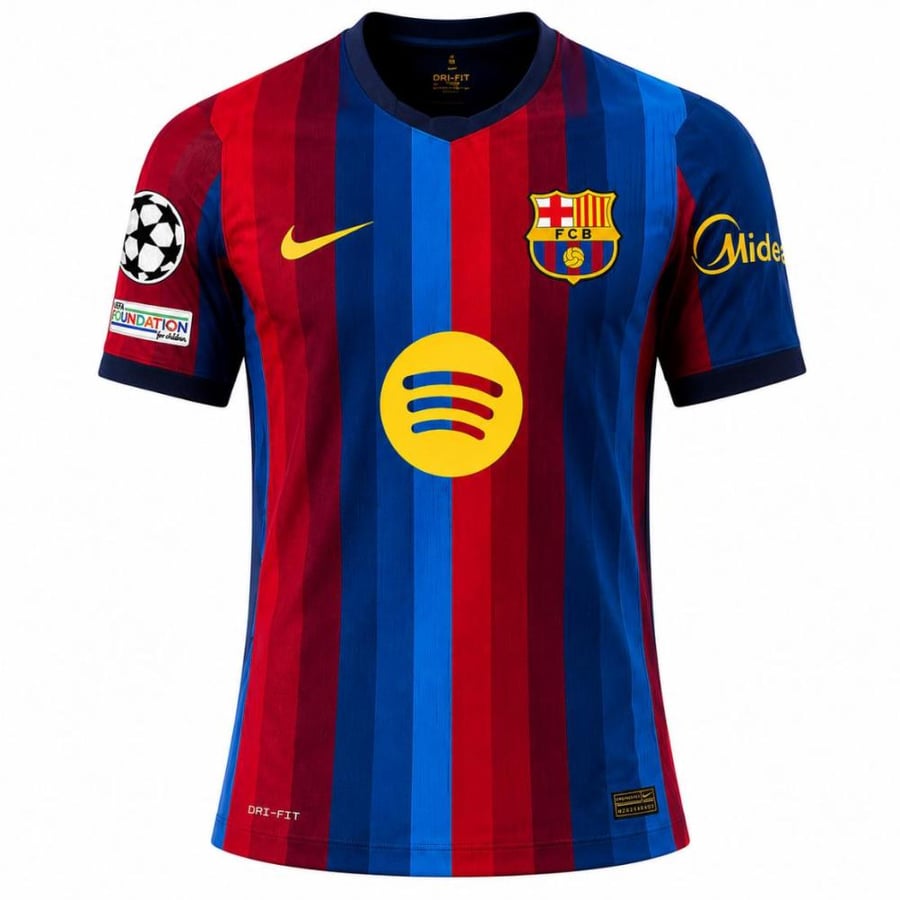 تيشيرت برشلونة الاساسي 2026/2027 الاصدار الجديد