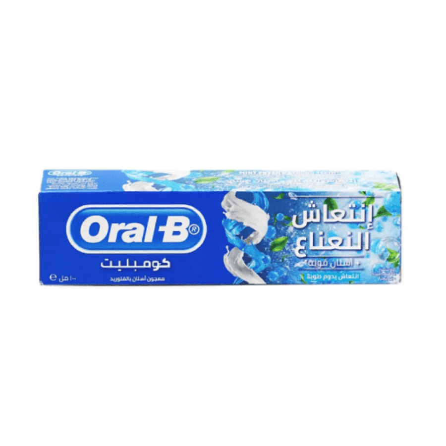 اورال -بي معجون الاسنان 100 مل كومبليت بالنعناع المنعش