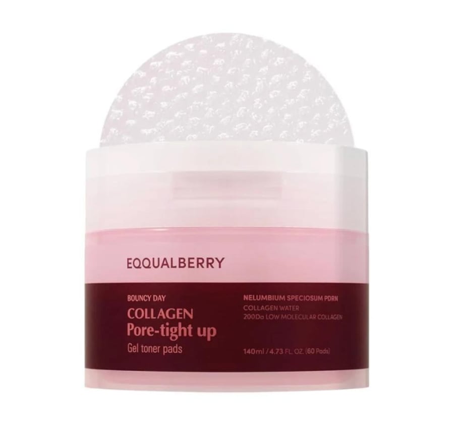 مناديل تونر لشد المسام بالكولاجين Collagen Pore-Tight Up Gel Toner Pads