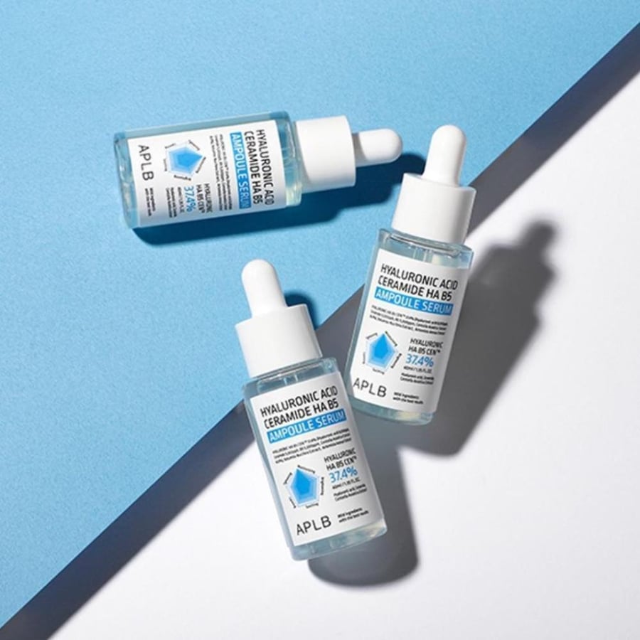 سيروم مرطب بالهيالورونيك اسيد والبانثينول و السيراميد 40مل APLB Hyaluronic Acid Ceramide HA B5 Ampoule Serum