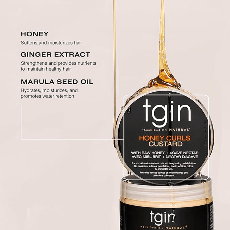 TGIN Honey Curls Custard Mask For Natural Hair - 340g