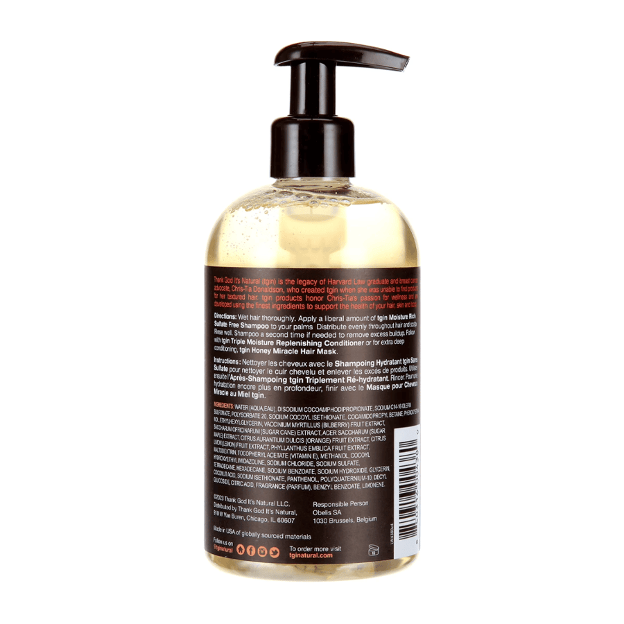 TGIN Sulfate Free Shampoo With Amla Oil And Coconut Oil - 384ml