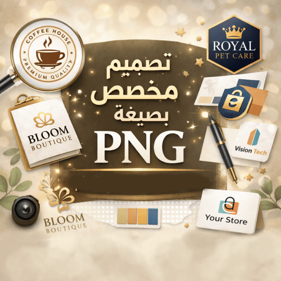 تصميم مخصص بصيغة PNG