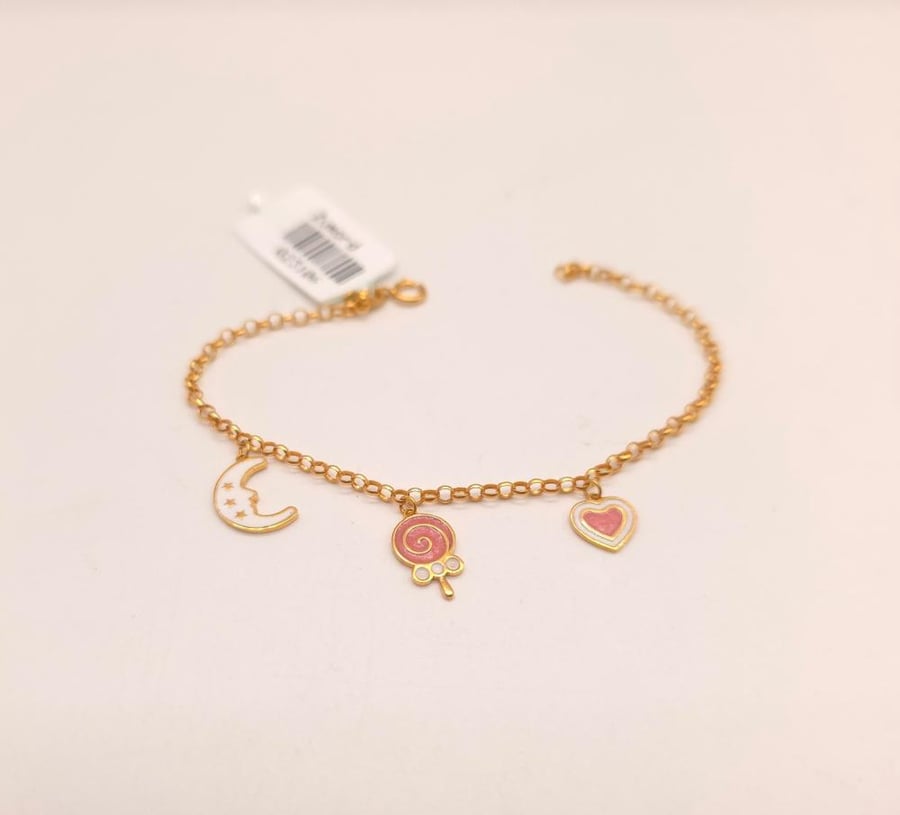 Children's gold bracelet, 18 karat, weight 1.83 grams
