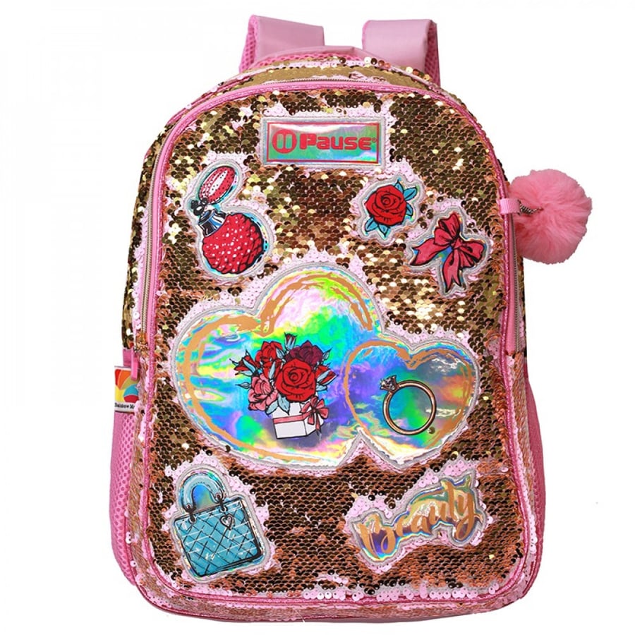 شنطة ظهر 17 انش وردي - بوز Pause Backpack