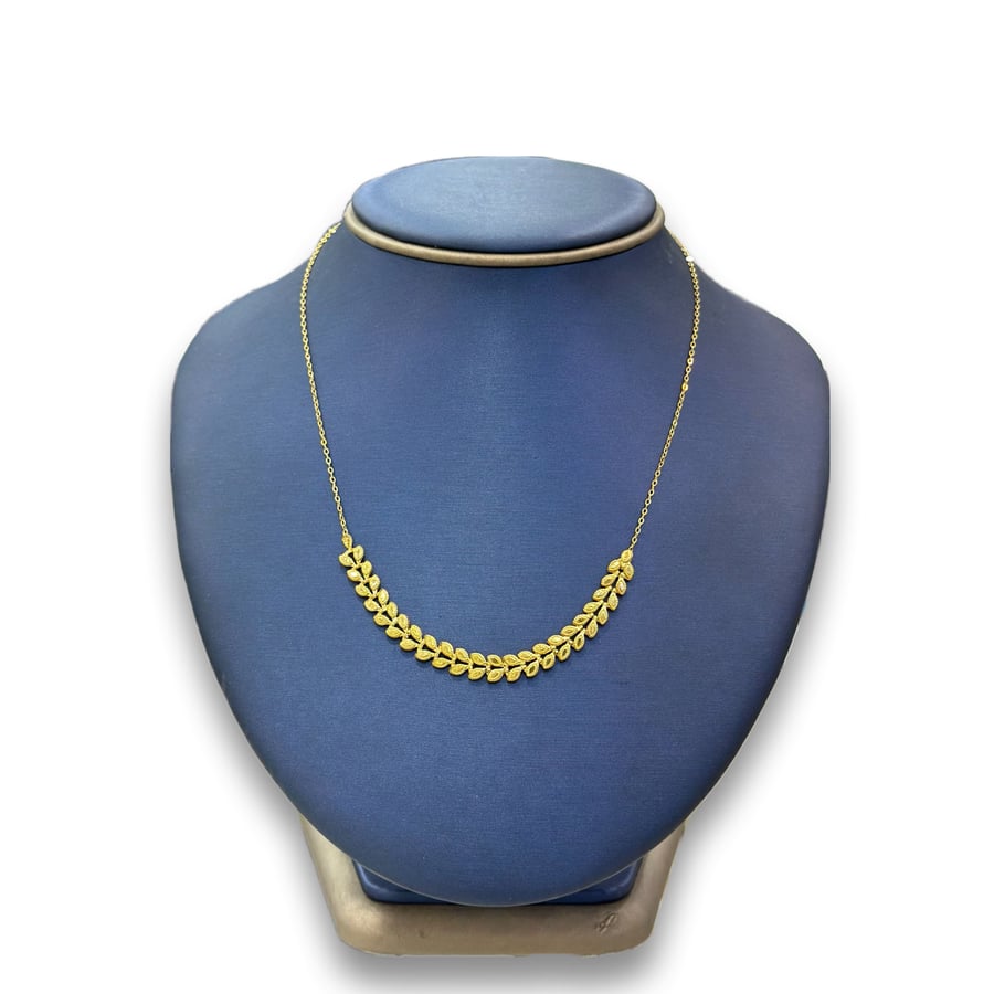 Al-Sanabel necklace, pure gold, 21 karat | weight: 2.81 grams