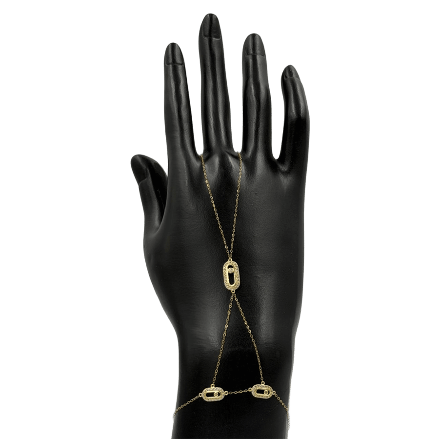 Soft hand bracelet, 18-karat gold | weight 1.42 grams | K026