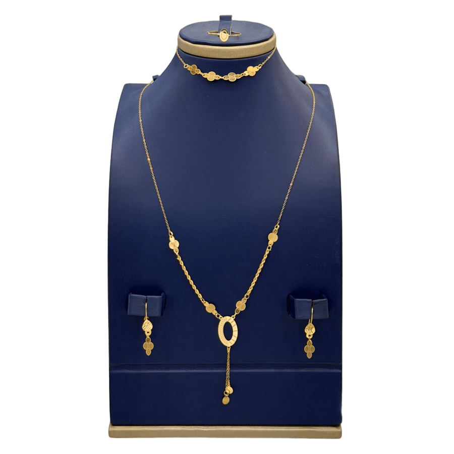 Gold set 21 karat | weight 2.4 grams | T137