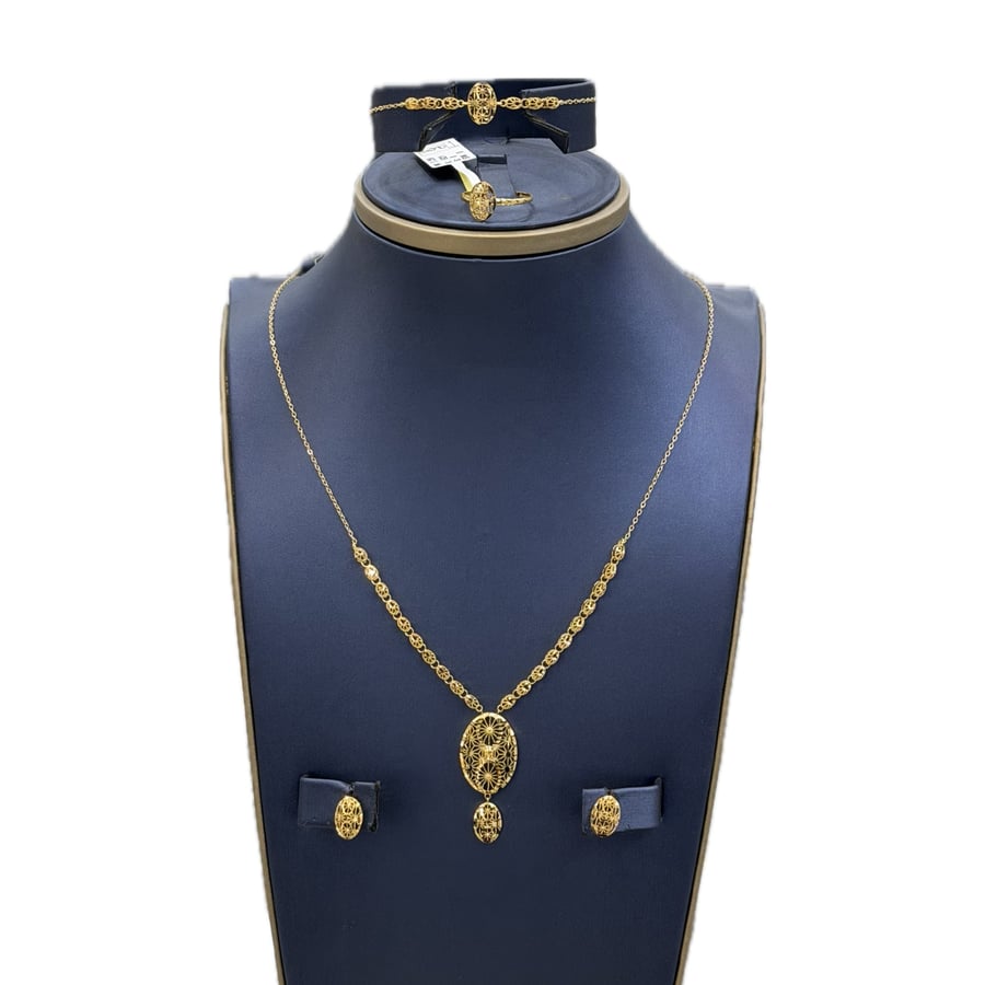 Gold set 21 karat | weight 7.29 grams | T148