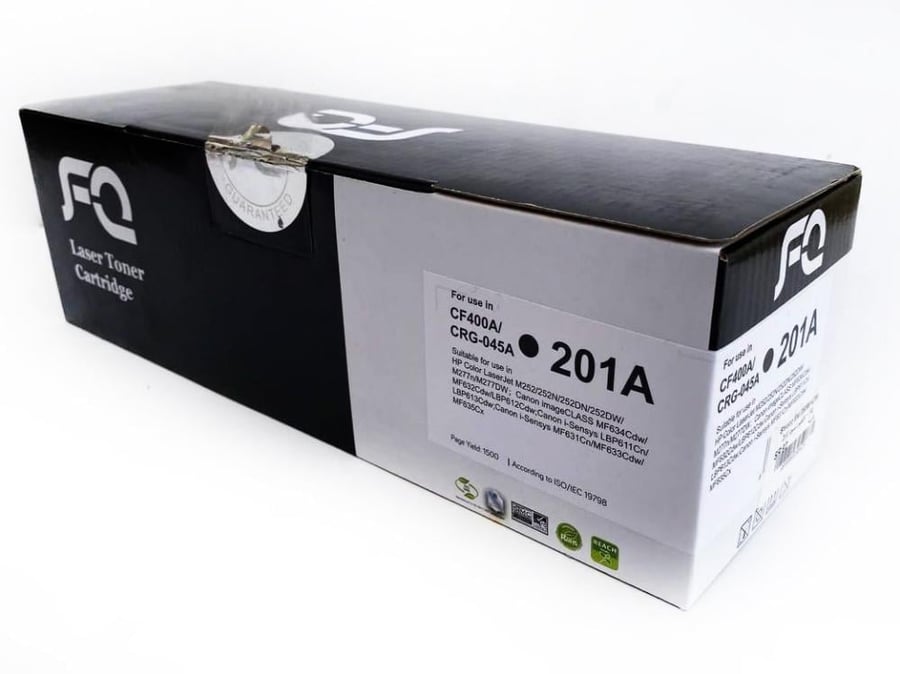 أفضل حبر ليزر FQ اسود موديل 201A متوافق مع طابعات hp.