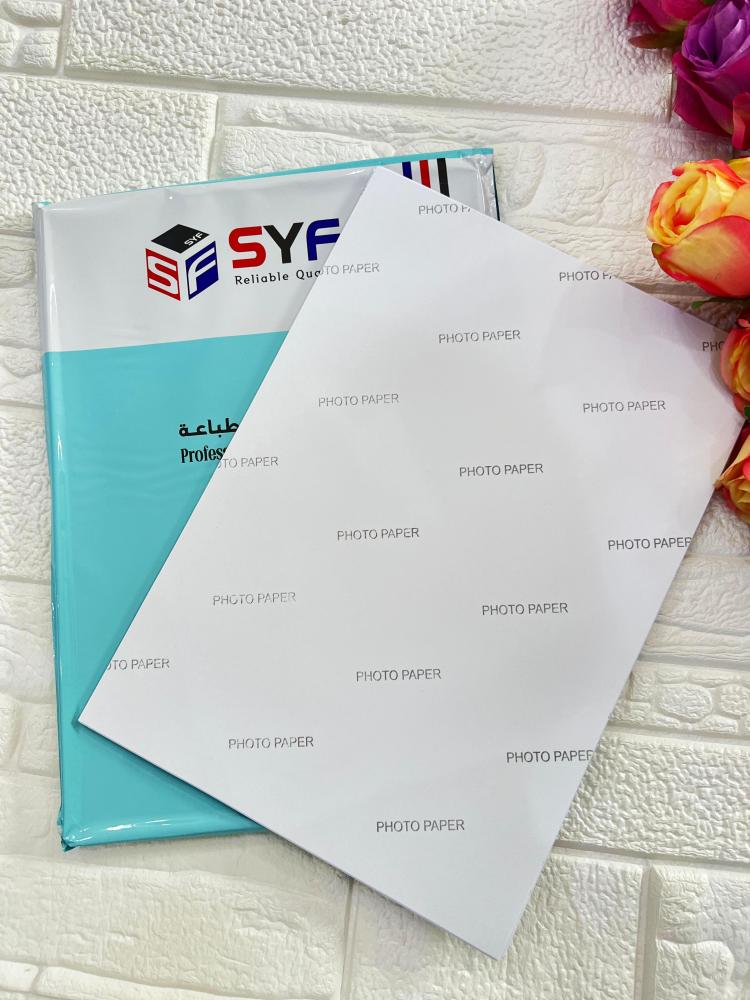 ورق لامع لاصق 150 جرام 50 ورقة SYF A4