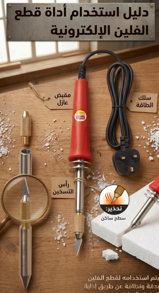 دليل استخدام أداة قطع وتشكيل الفلين الحرارية