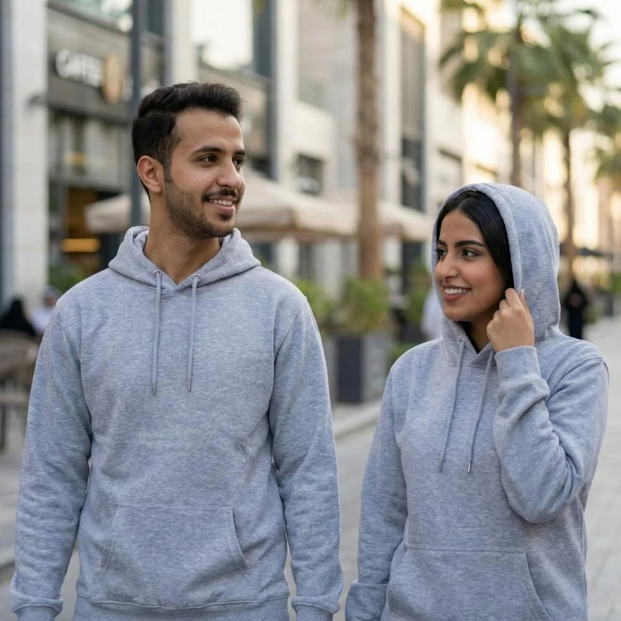 بلوفر رصاصي برميم خامة قطنية للاستخدام اليومي