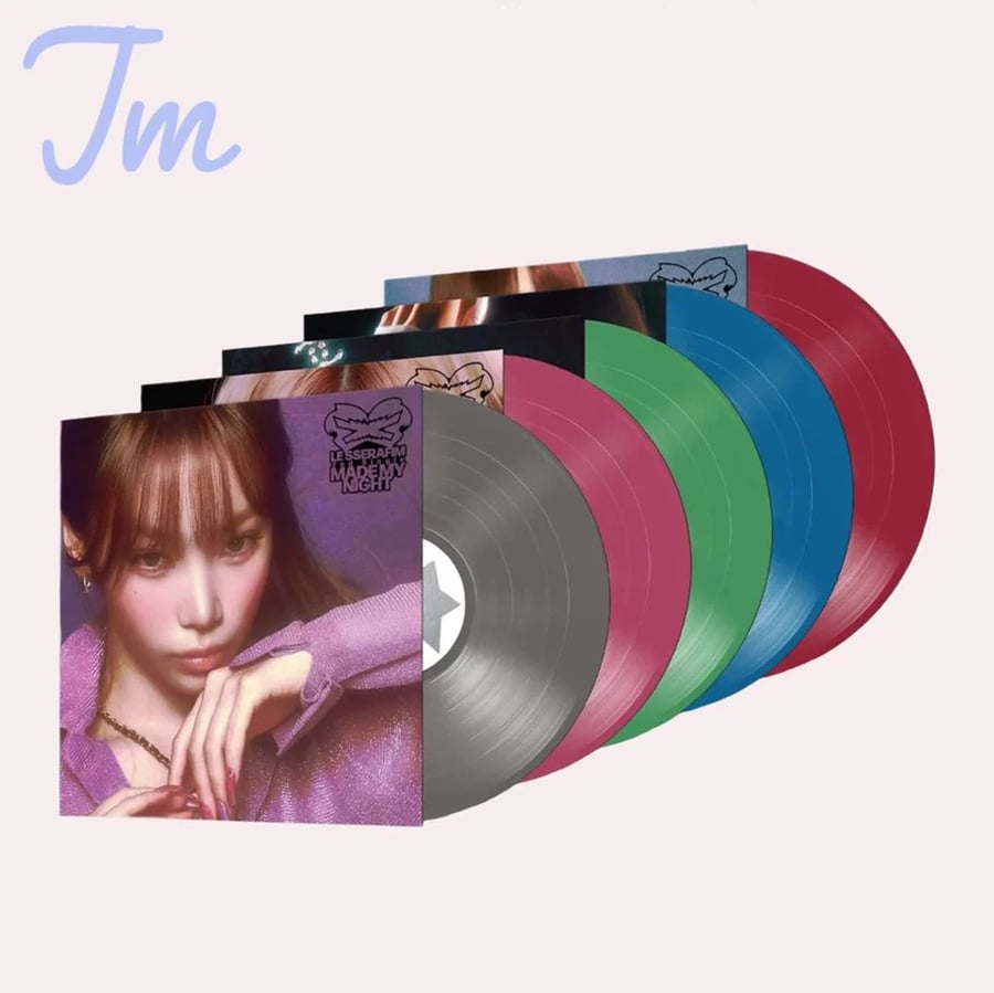 البوم LE SSERAFIM ليسيرافيم MADE MY NIGHT نسخة  VINYL