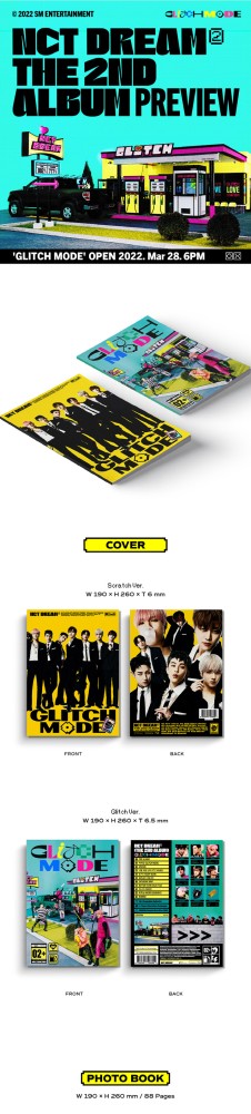 NCT Uncensored Album - Glitch Mode Photo Book Version