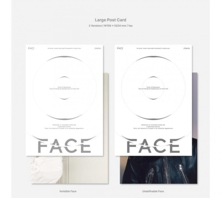 البوم JIMIN جيمين - FACE نسخة الفوتوبوك